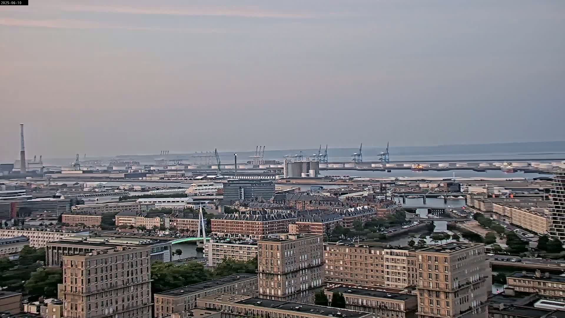 Le Havre Panaromic Skyline PTZ Live Cam - Le Havre, Seine-Maritime, Normandie, France