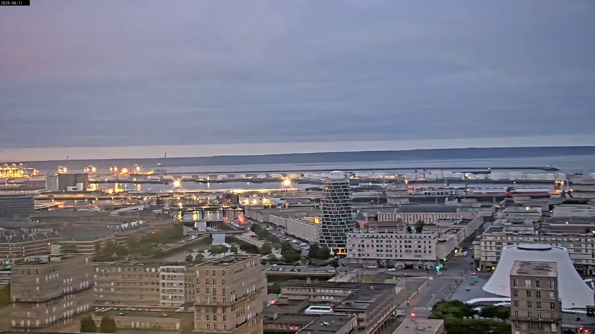 Le Havre Panaromic Skyline PTZ Live Cam - Le Havre, Seine-Maritime, Normandie, France