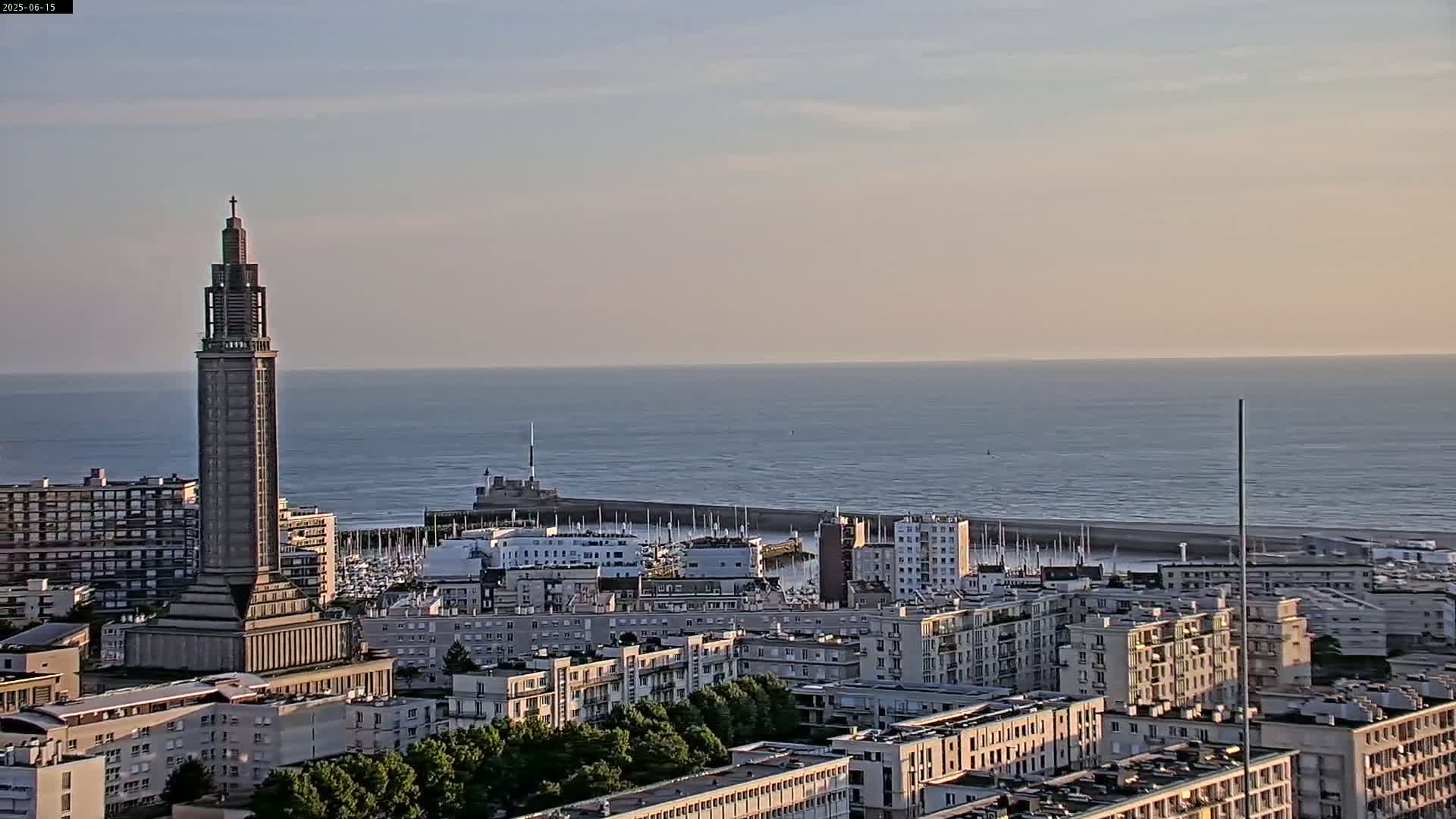 Le Havre Panaromic Skyline PTZ Live Cam - Le Havre, Seine-Maritime, Normandie, France