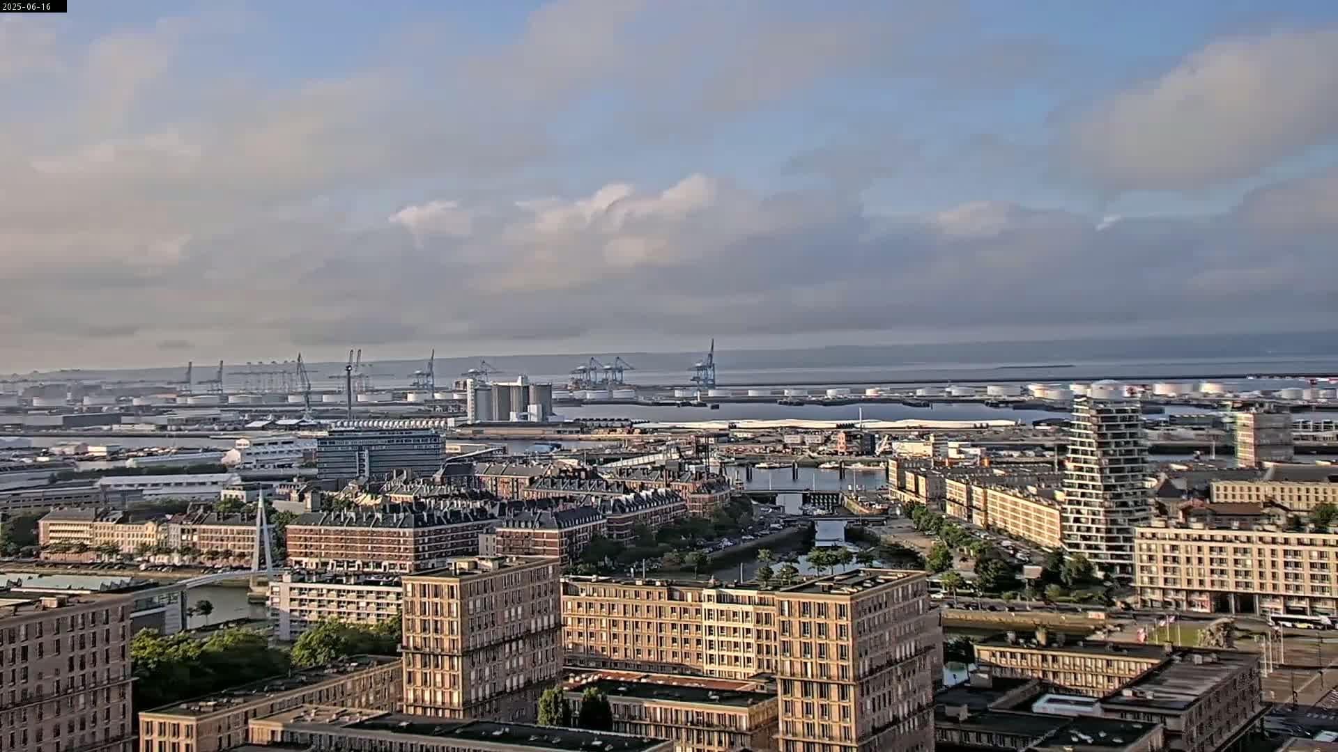 Le Havre Panaromic Skyline PTZ Live Cam - Le Havre, Seine-Maritime, Normandie, France