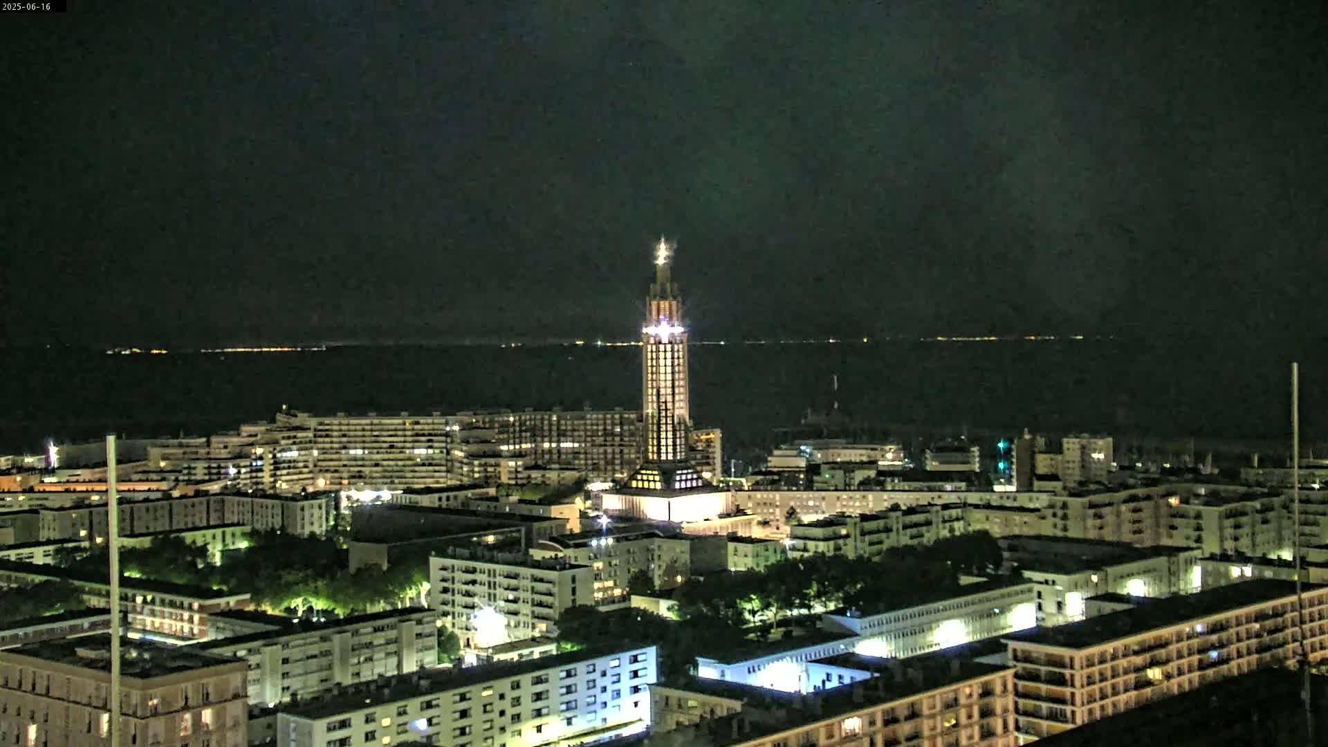 Le Havre Panaromic Skyline PTZ Live Cam - Le Havre, Seine-Maritime, Normandie, France