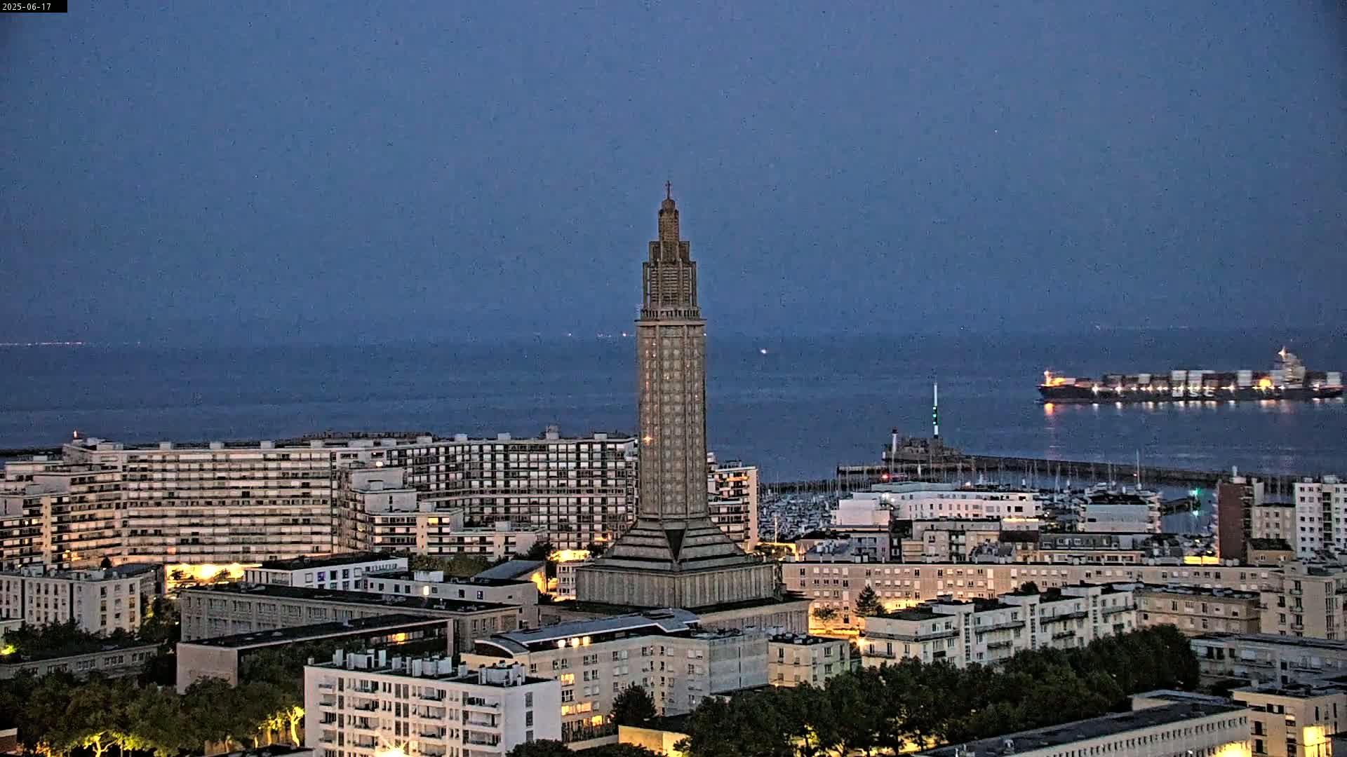 Le Havre Panaromic Skyline PTZ Live Cam - Le Havre, Seine-Maritime, Normandie, France