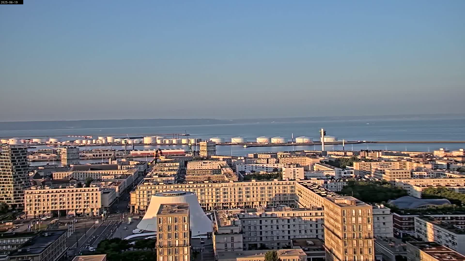Le Havre Panaromic Skyline PTZ Live Cam - Le Havre, Seine-Maritime, Normandie, France