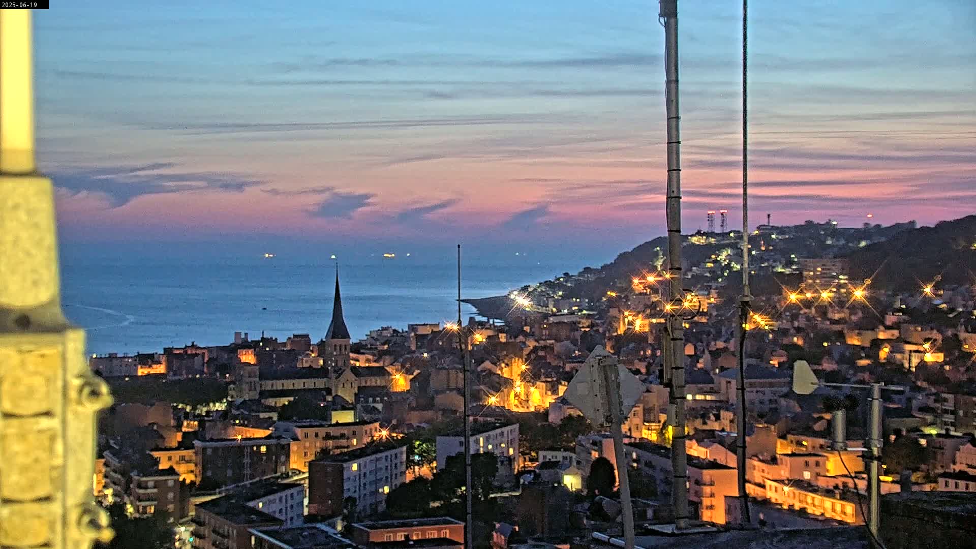 Le Havre Panaromic Skyline PTZ Live Cam - Le Havre, Seine-Maritime, Normandie, France