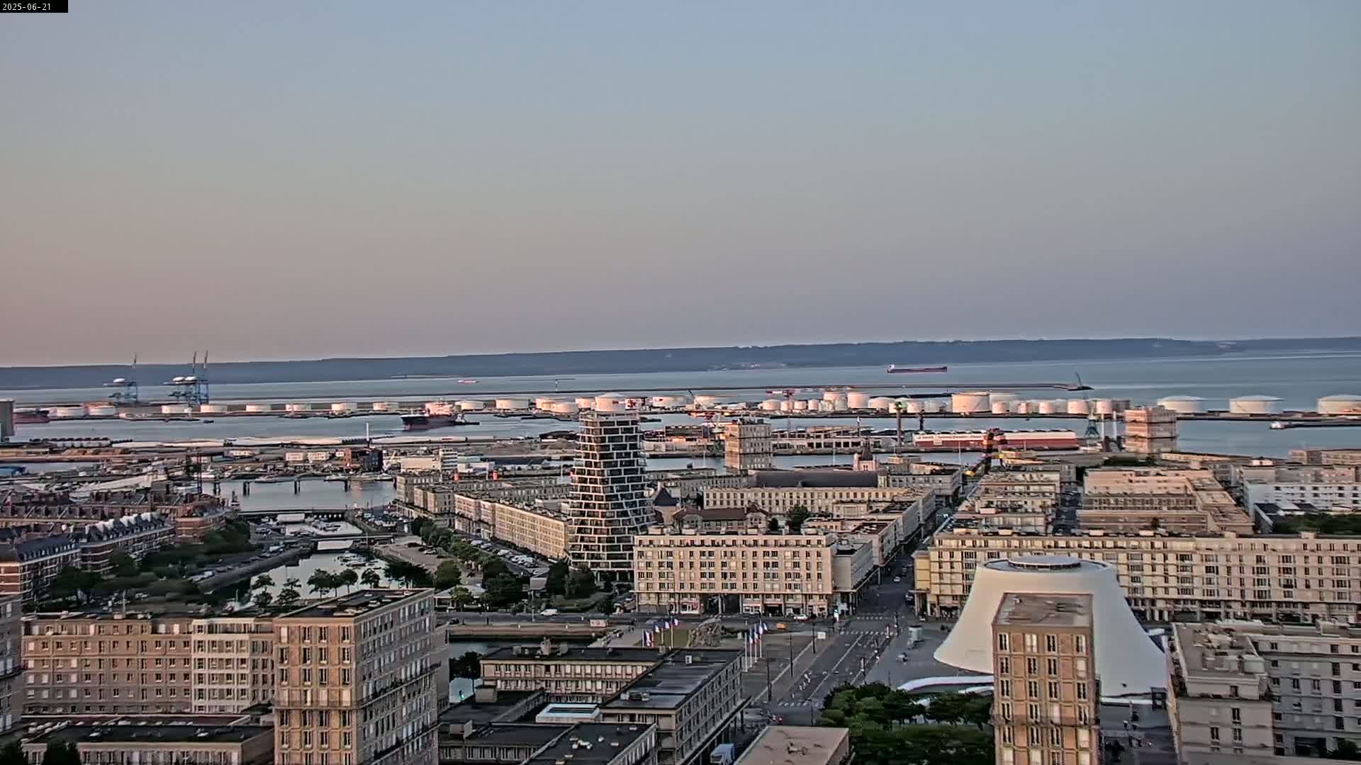 Le Havre Panaromic Skyline PTZ Live Cam - Le Havre, Seine-Maritime, Normandie, France