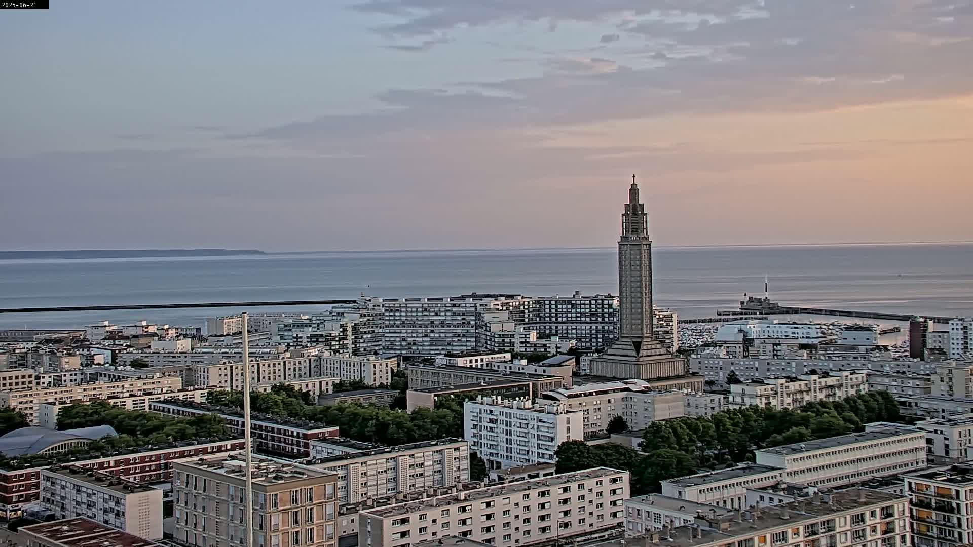Le Havre Panaromic Skyline PTZ Live Cam - Le Havre, Seine-Maritime, Normandie, France