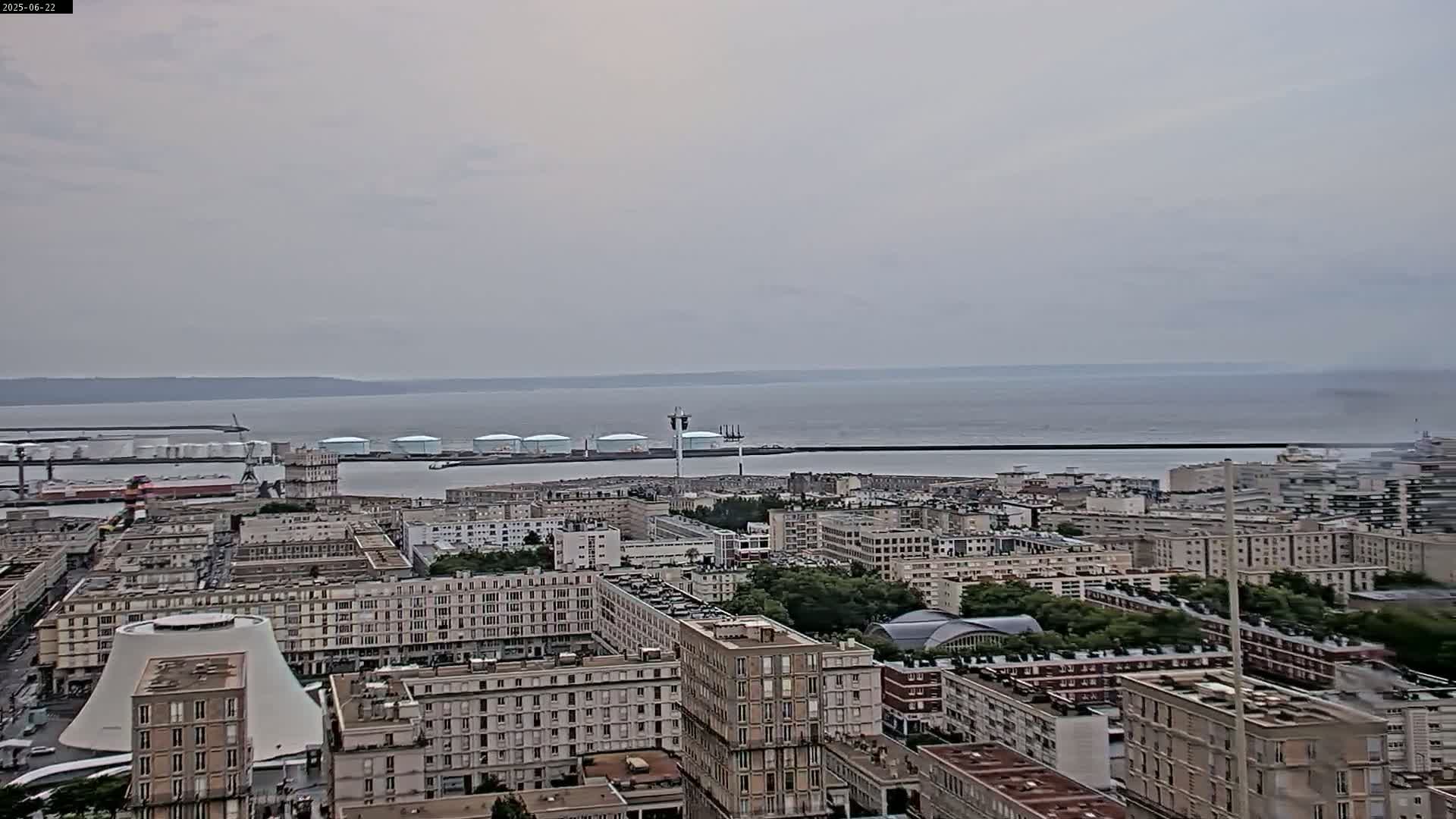 Le Havre Panaromic Skyline PTZ Live Cam - Le Havre, Seine-Maritime, Normandie, France