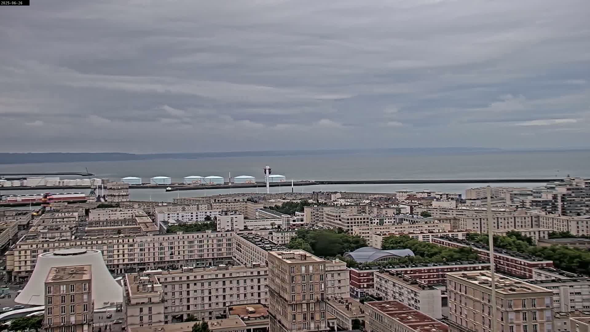 Le Havre Panaromic Skyline PTZ Live Cam - Le Havre, Seine-Maritime, Normandie, France