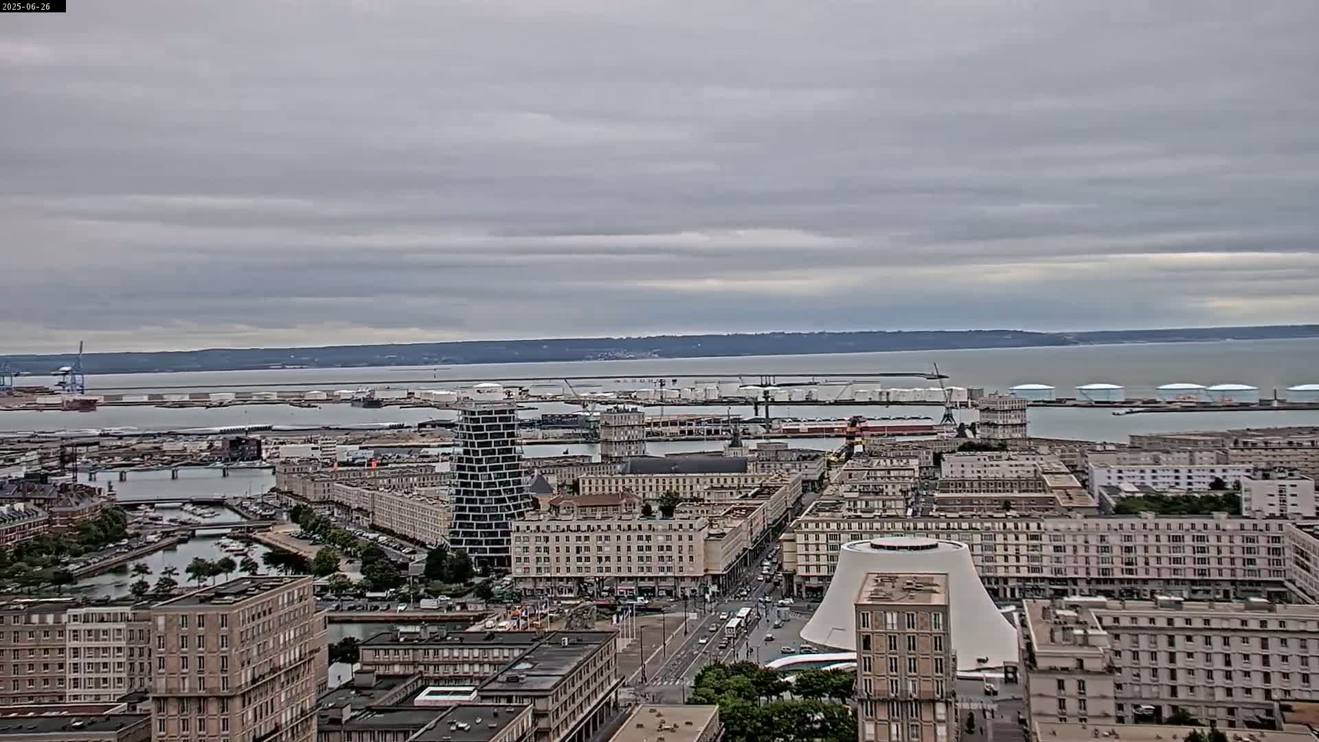 Le Havre Panaromic Skyline PTZ Live Cam - Le Havre, Seine-Maritime, Normandie, France