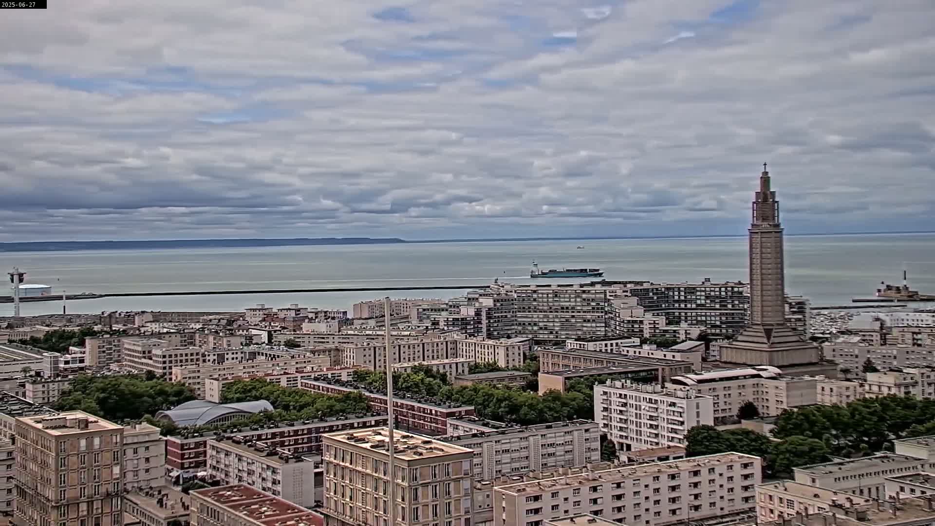 Le Havre Panaromic Skyline PTZ Live Cam - Le Havre, Seine-Maritime, Normandie, France