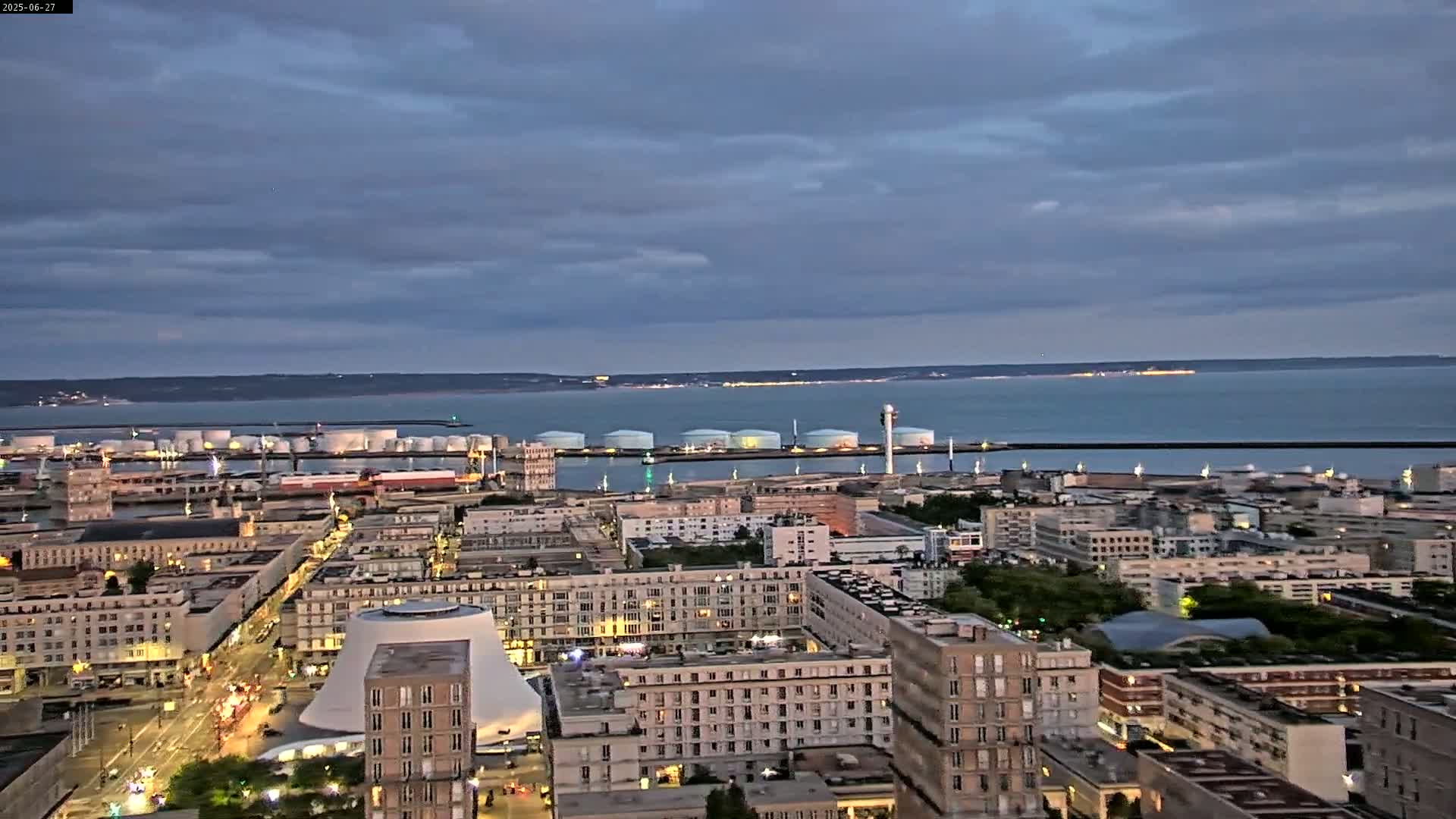 Le Havre Panaromic Skyline PTZ Live Cam - Le Havre, Seine-Maritime, Normandie, France