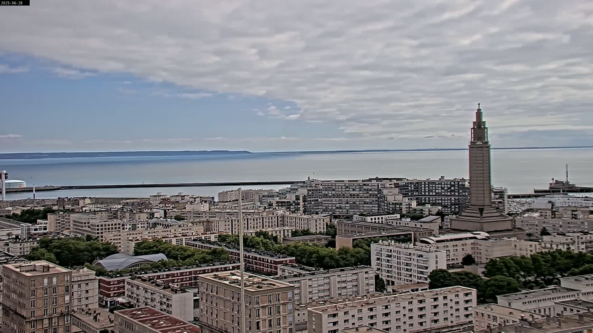 Le Havre Panaromic Skyline PTZ Live Cam - Le Havre, Seine-Maritime, Normandie, France