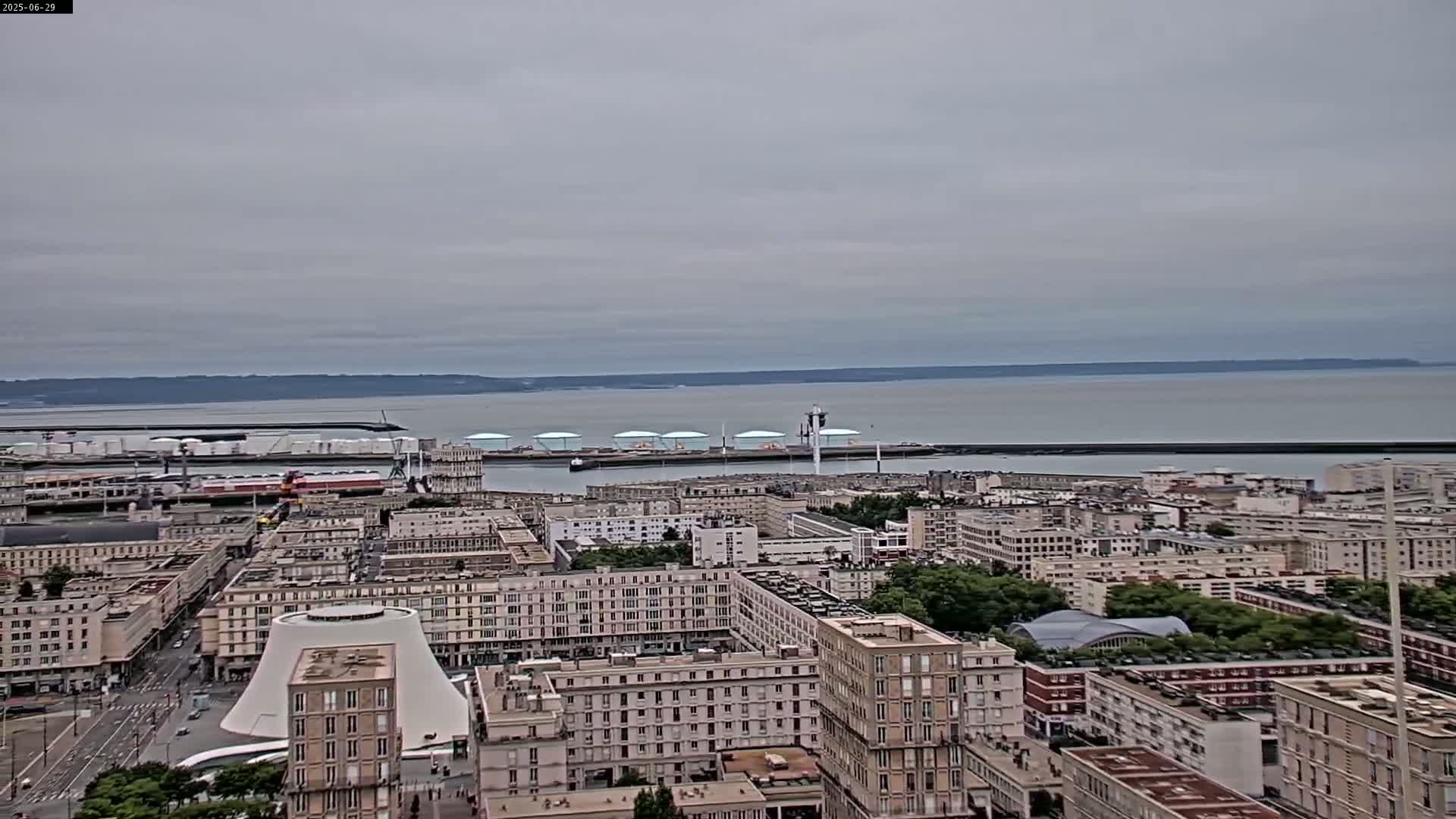Le Havre Panaromic Skyline PTZ Live Cam - Le Havre, Seine-Maritime, Normandie, France