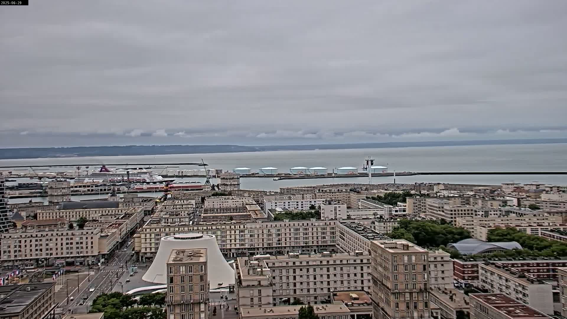 Le Havre Panaromic Skyline PTZ Live Cam - Le Havre, Seine-Maritime, Normandie, France