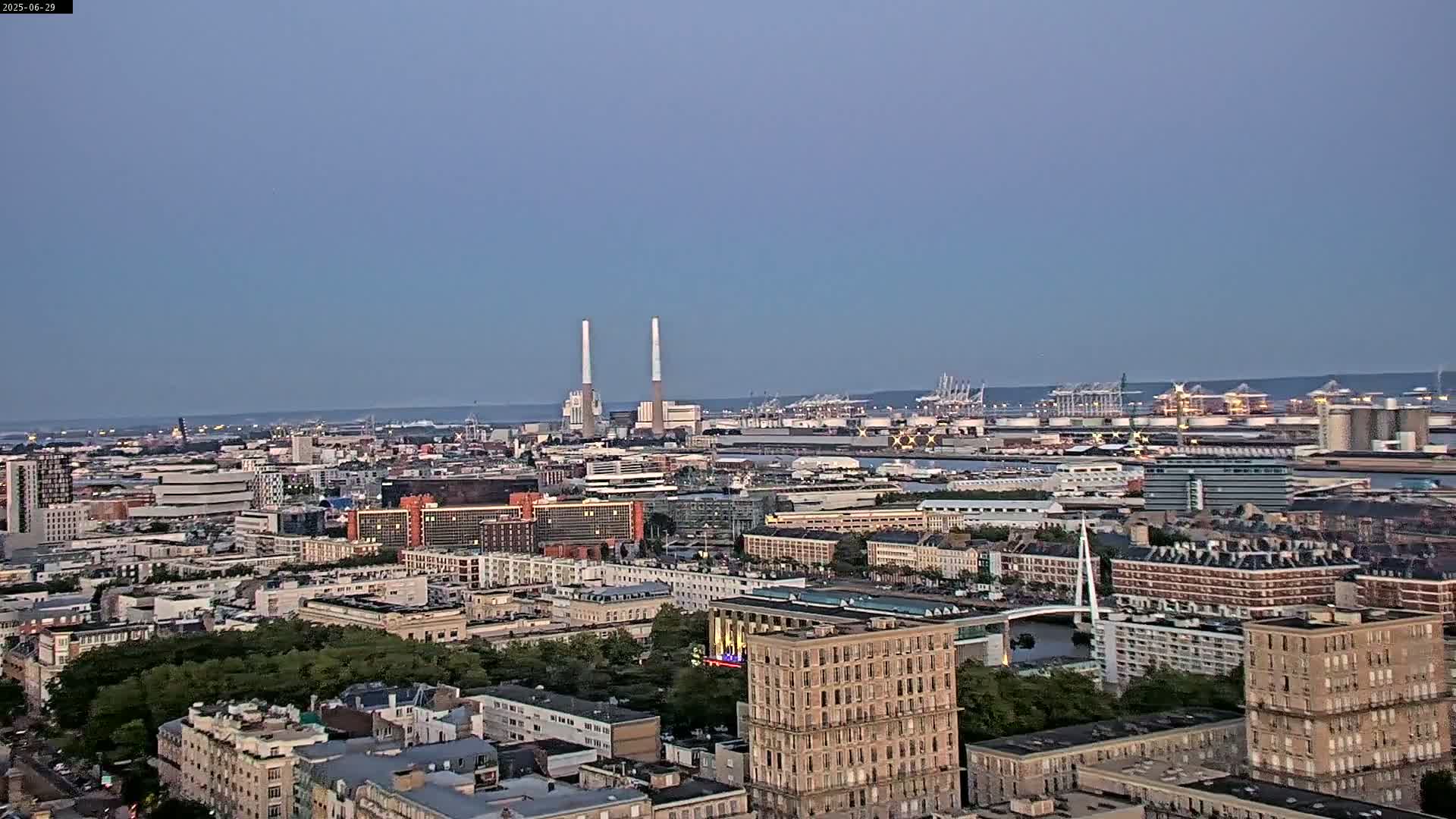 Le Havre Panaromic Skyline PTZ Live Cam - Le Havre, Seine-Maritime, Normandie, France