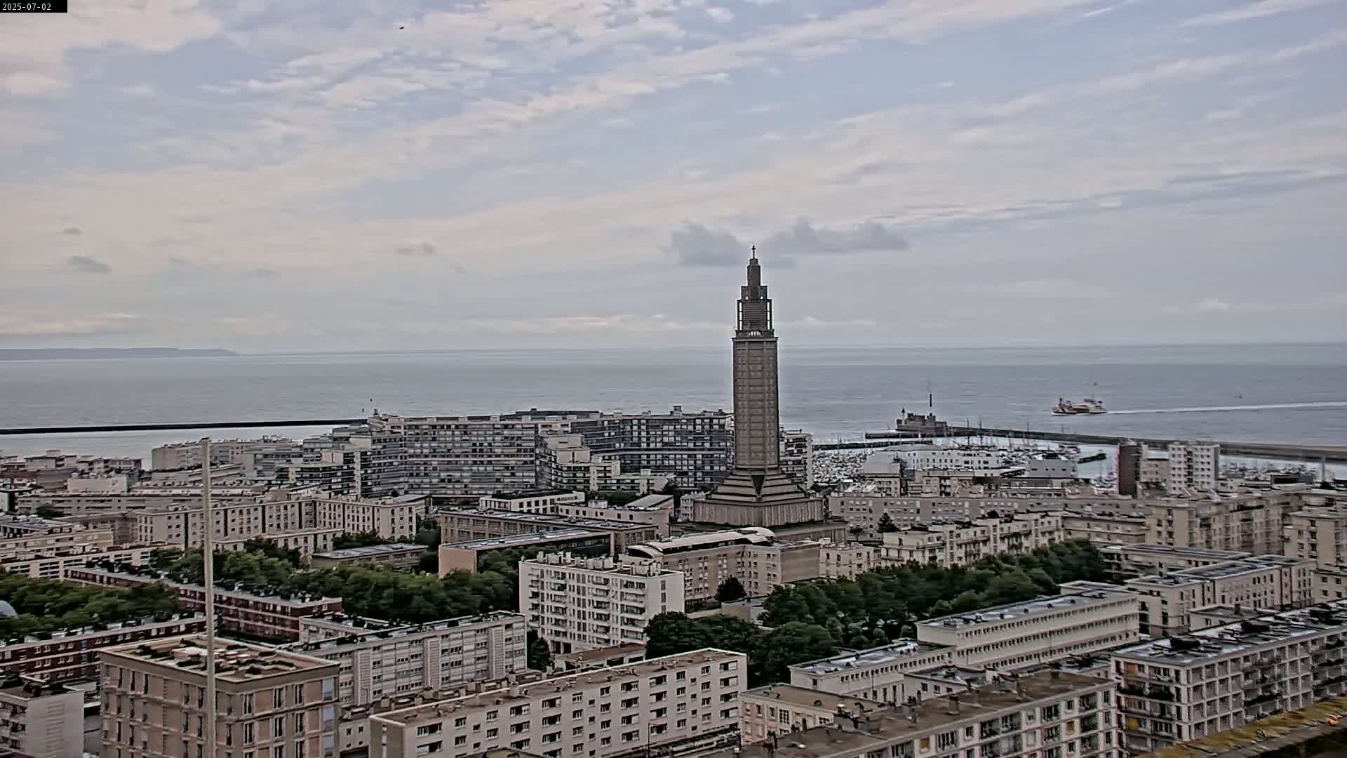 Le Havre Panaromic Skyline PTZ Live Cam - Le Havre, Seine-Maritime, Normandie, France