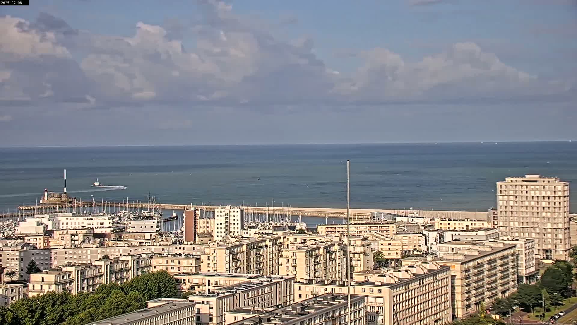 Le Havre Panaromic Skyline PTZ Live Cam - Le Havre, Seine-Maritime, Normandie, France