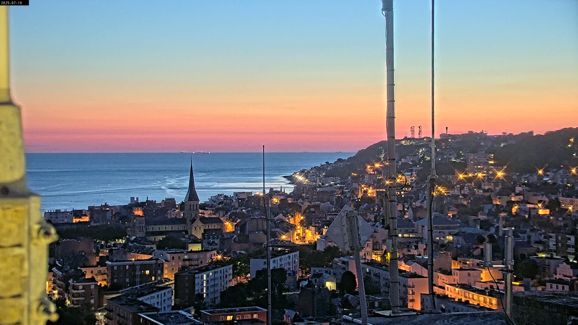 Le Havre Panaromic Skyline PTZ Live Cam - Le Havre, Seine-Maritime, Normandie, France