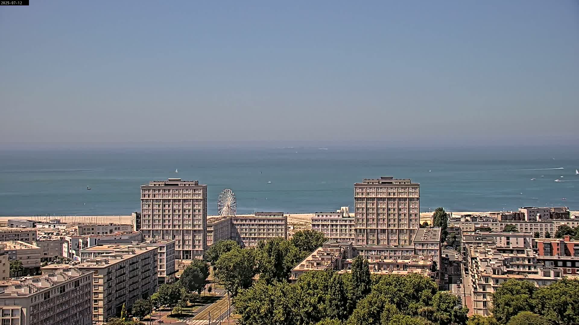 Le Havre Panaromic Skyline PTZ Live Cam - Le Havre, Seine-Maritime, Normandie, France