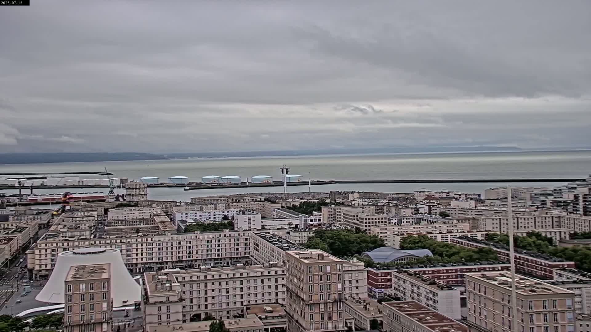 Le Havre Panaromic Skyline PTZ Live Cam - Le Havre, Seine-Maritime, Normandie, France