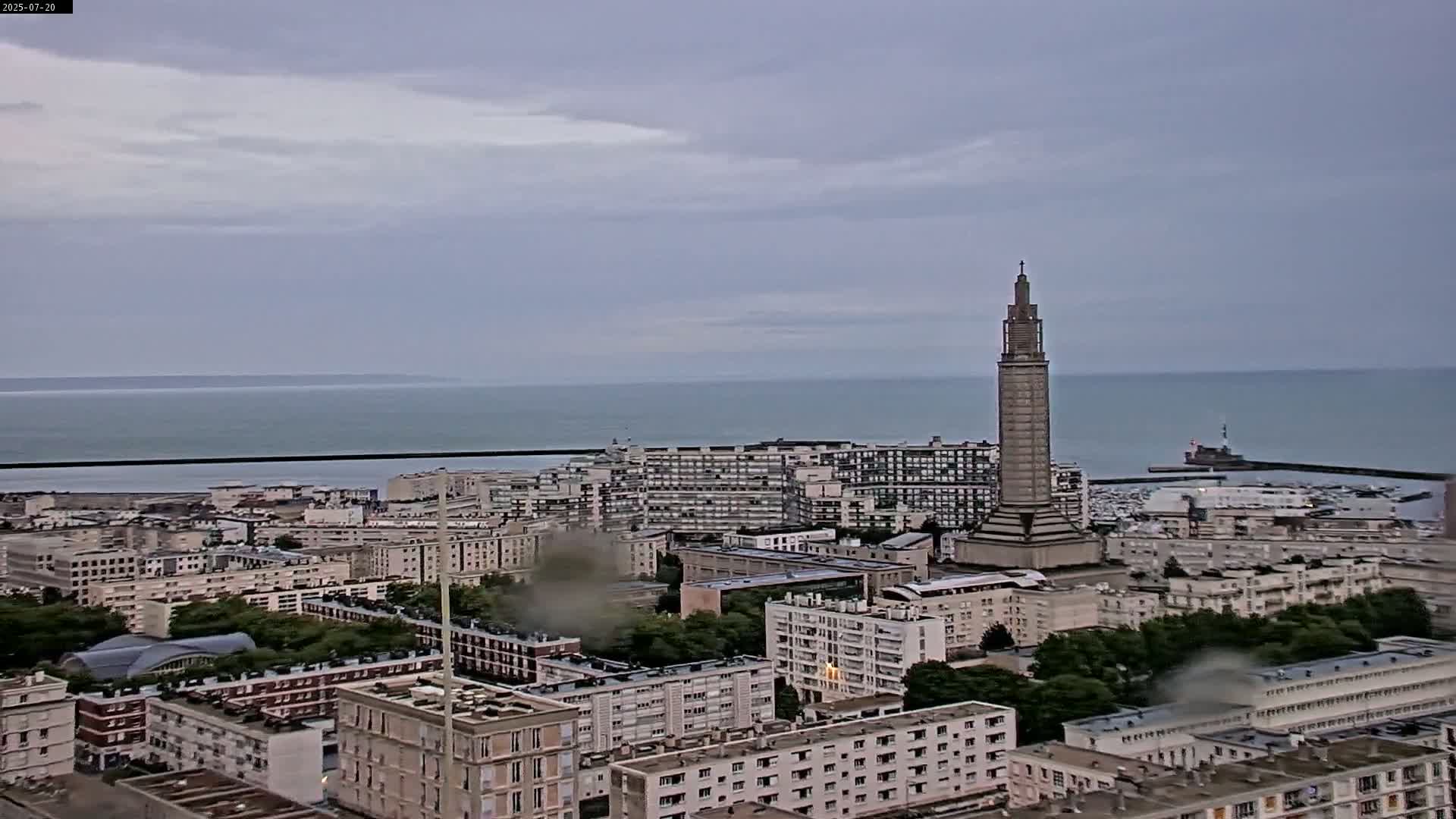 Le Havre Panaromic Skyline PTZ Live Cam - Le Havre, Seine-Maritime, Normandie, France