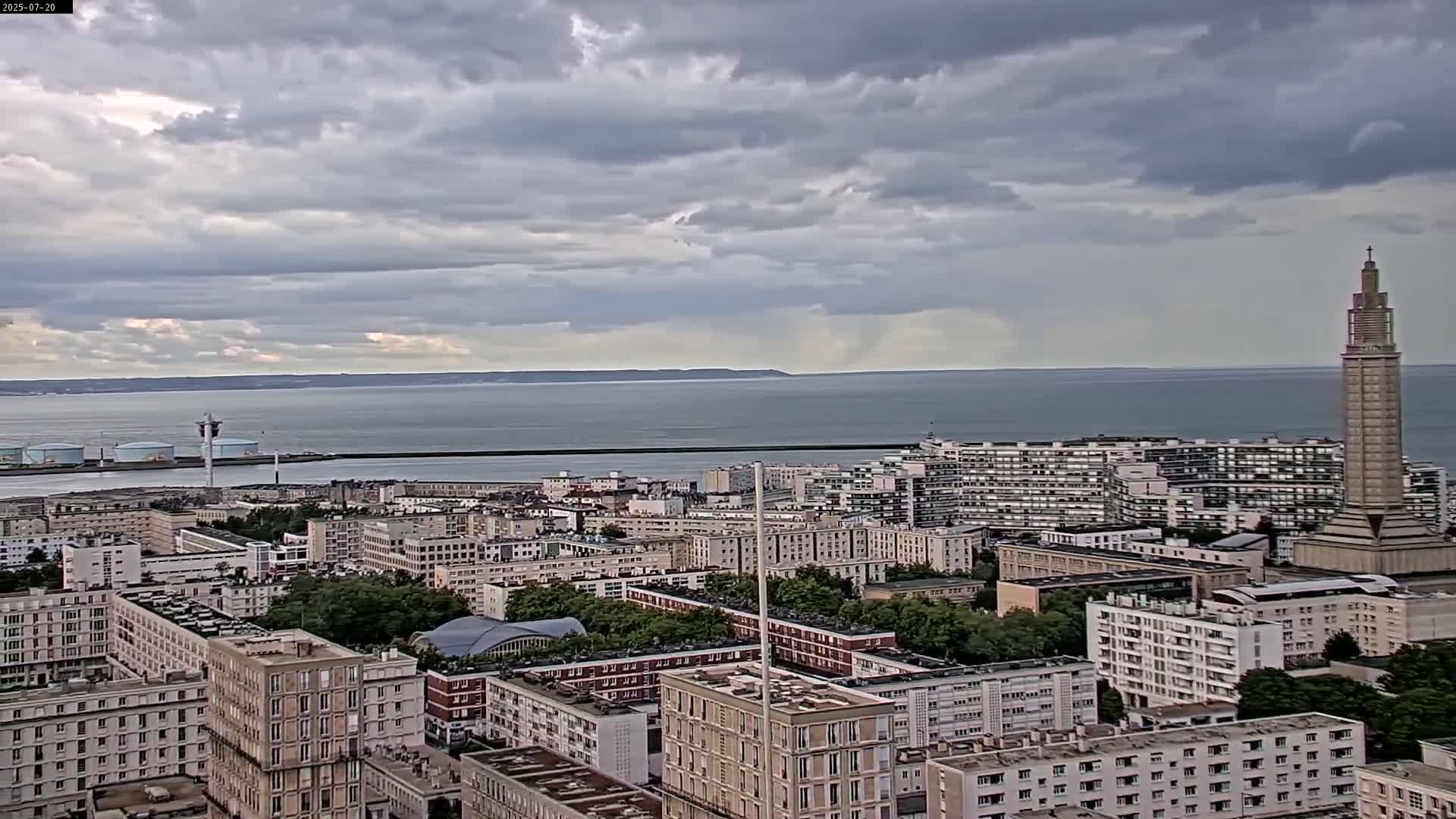 Le Havre Panaromic Skyline PTZ Live Cam - Le Havre, Seine-Maritime, Normandie, France