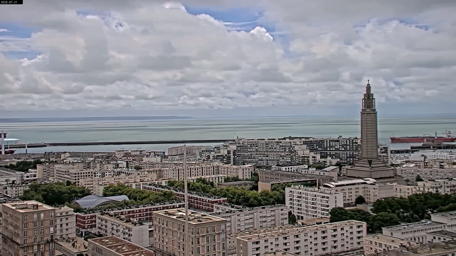 Le Havre Panaromic Skyline PTZ Live Cam - Le Havre, Seine-Maritime, Normandie, France