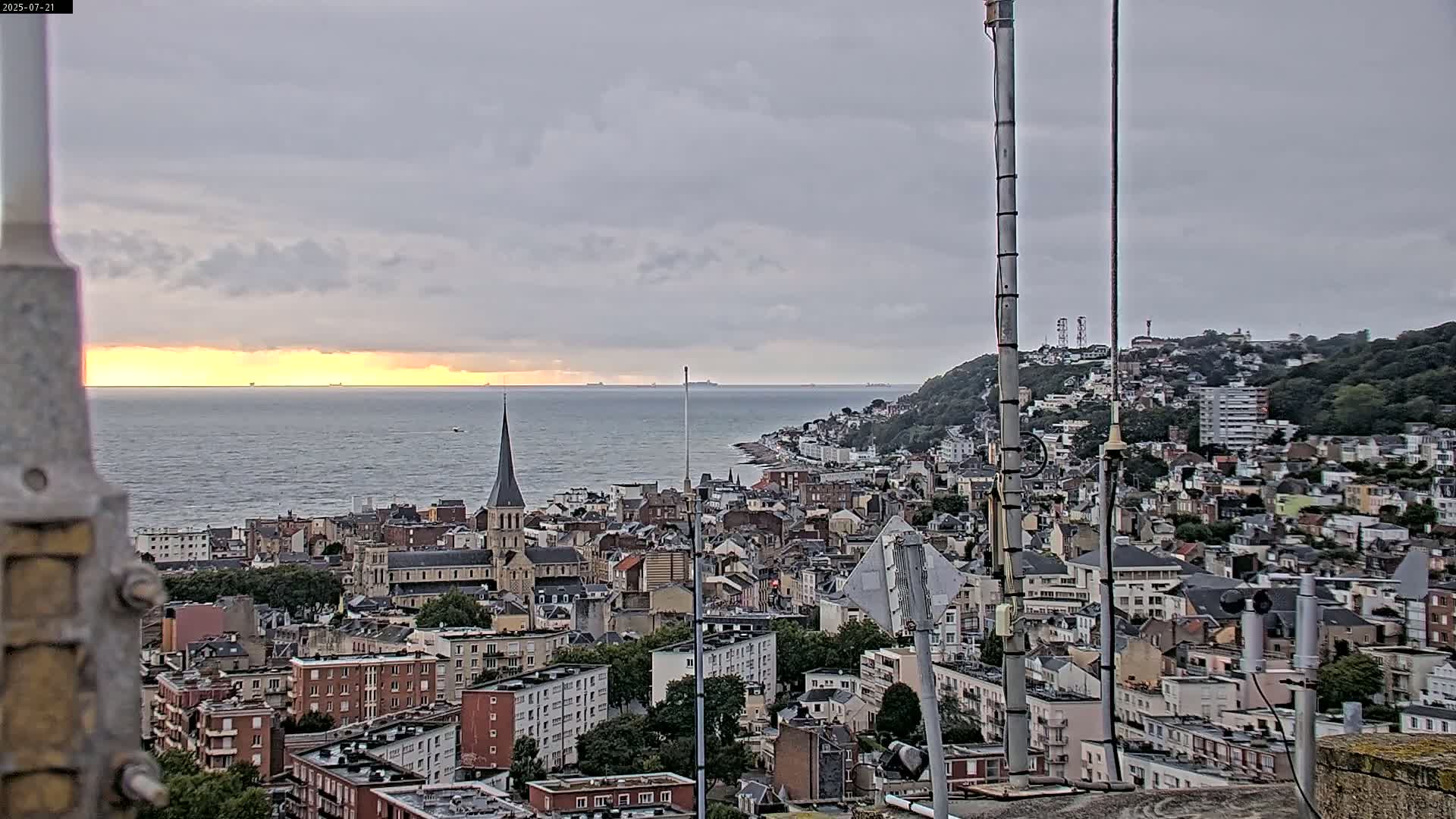Le Havre Panaromic Skyline PTZ Live Cam - Le Havre, Seine-Maritime, Normandie, France