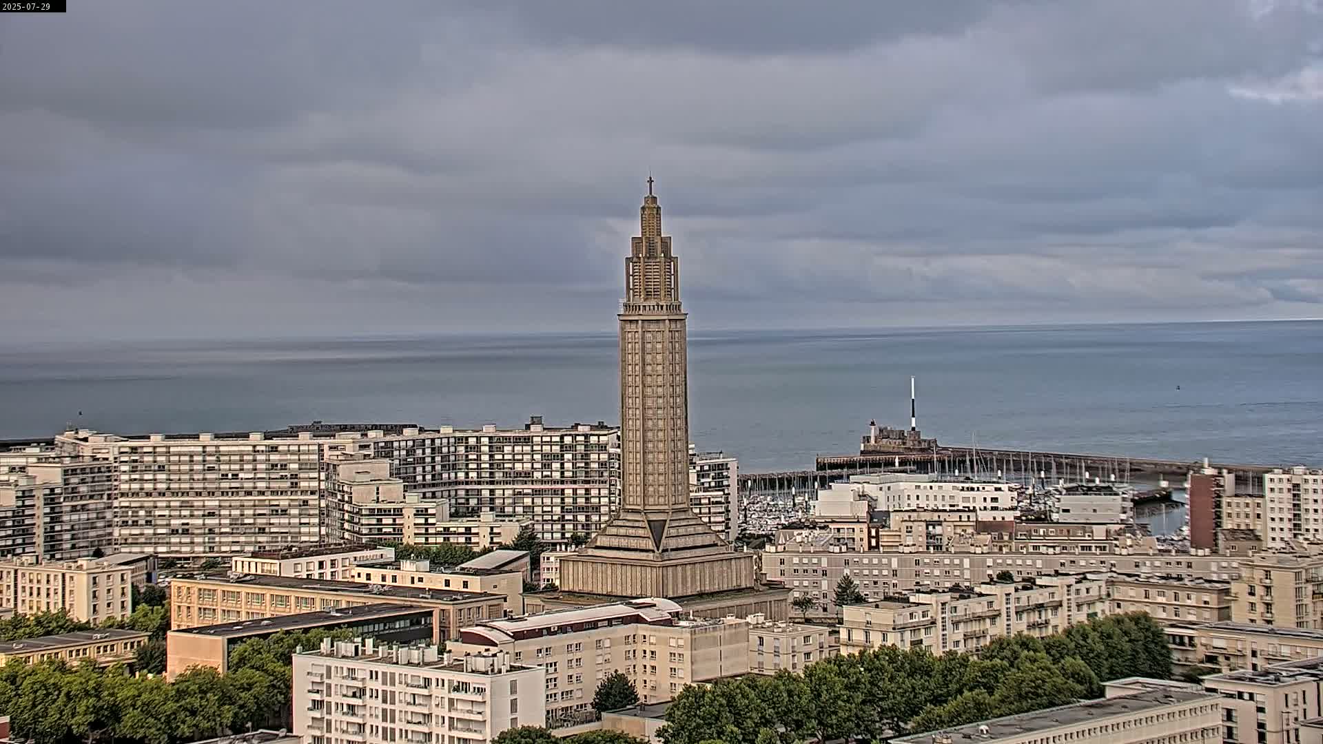 Le Havre Panaromic Skyline PTZ Live Cam - Le Havre, Seine-Maritime, Normandie, France