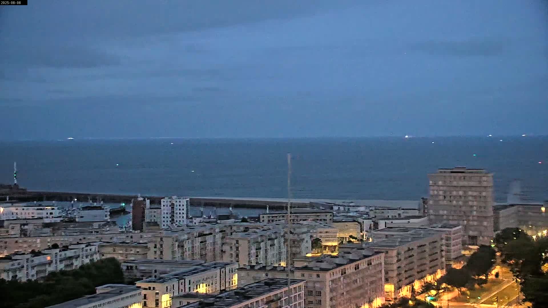 Le Havre Panaromic Skyline PTZ Live Cam - Le Havre, Seine-Maritime, Normandie, France