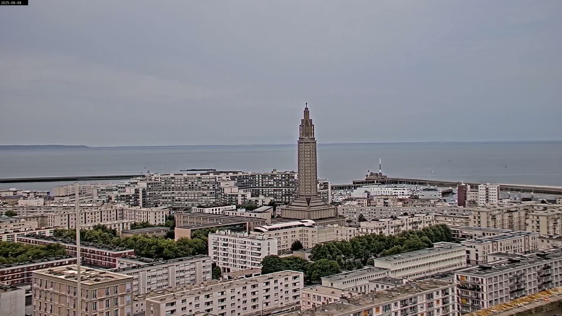 Le Havre Panaromic Skyline PTZ Live Cam - Le Havre, Seine-Maritime, Normandie, France