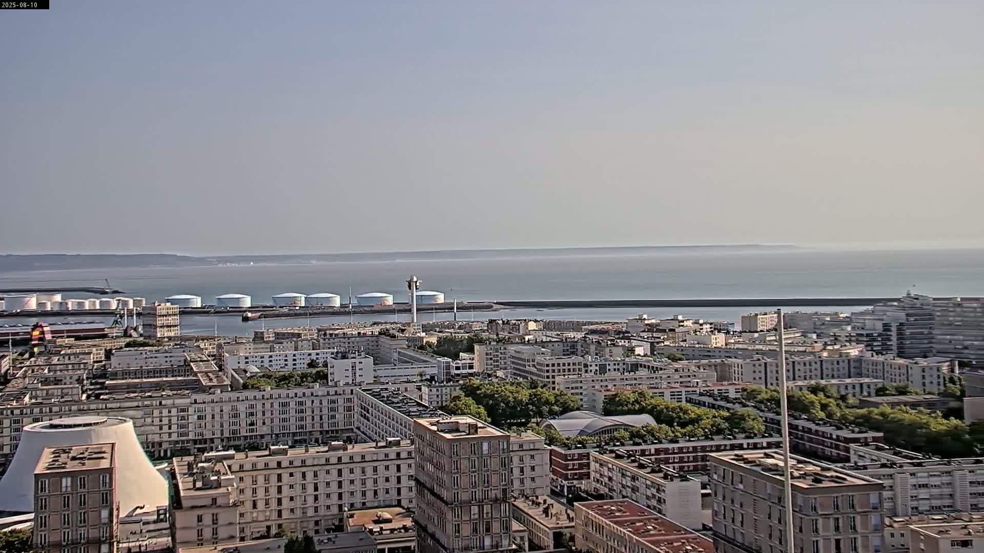 Le Havre Panaromic Skyline PTZ Live Cam - Le Havre, Seine-Maritime, Normandie, France