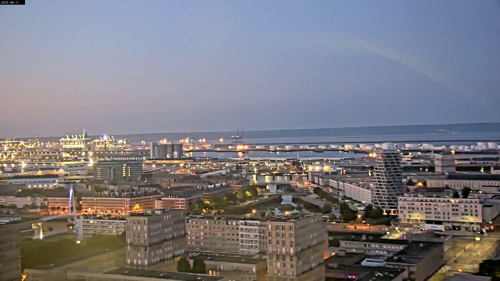 Le Havre Panaromic Skyline PTZ Live Cam - Le Havre, Seine-Maritime, Normandie, France