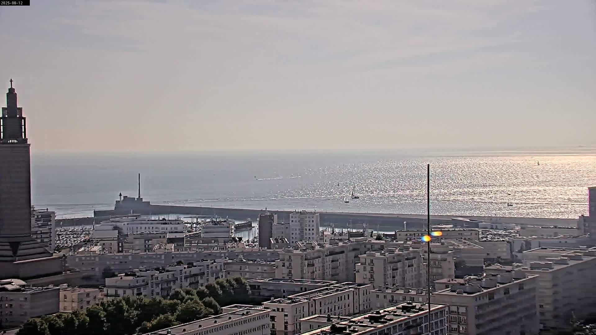 Le Havre Panaromic Skyline PTZ Live Cam - Le Havre, Seine-Maritime, Normandie, France