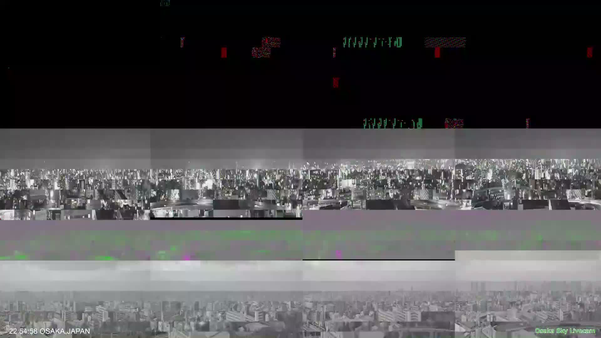 Osaka Metropolitan Area Panaromic View  from Yao Skyline Live Cam -Ryugecho, Yao, Osaka, Kansai, Honshu, Japan