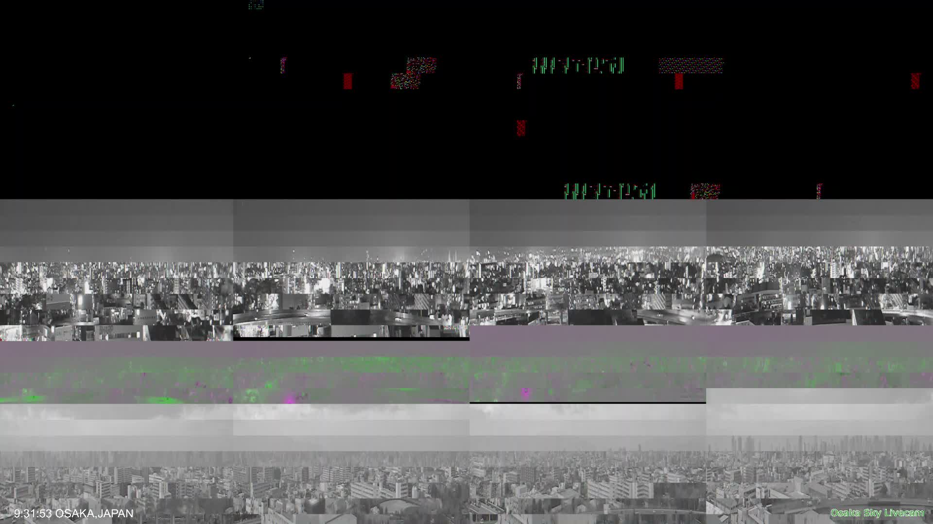 Osaka Metropolitan Area Panaromic View  from Yao Skyline Live Cam -Ryugecho, Yao, Osaka, Kansai, Honshu, Japan