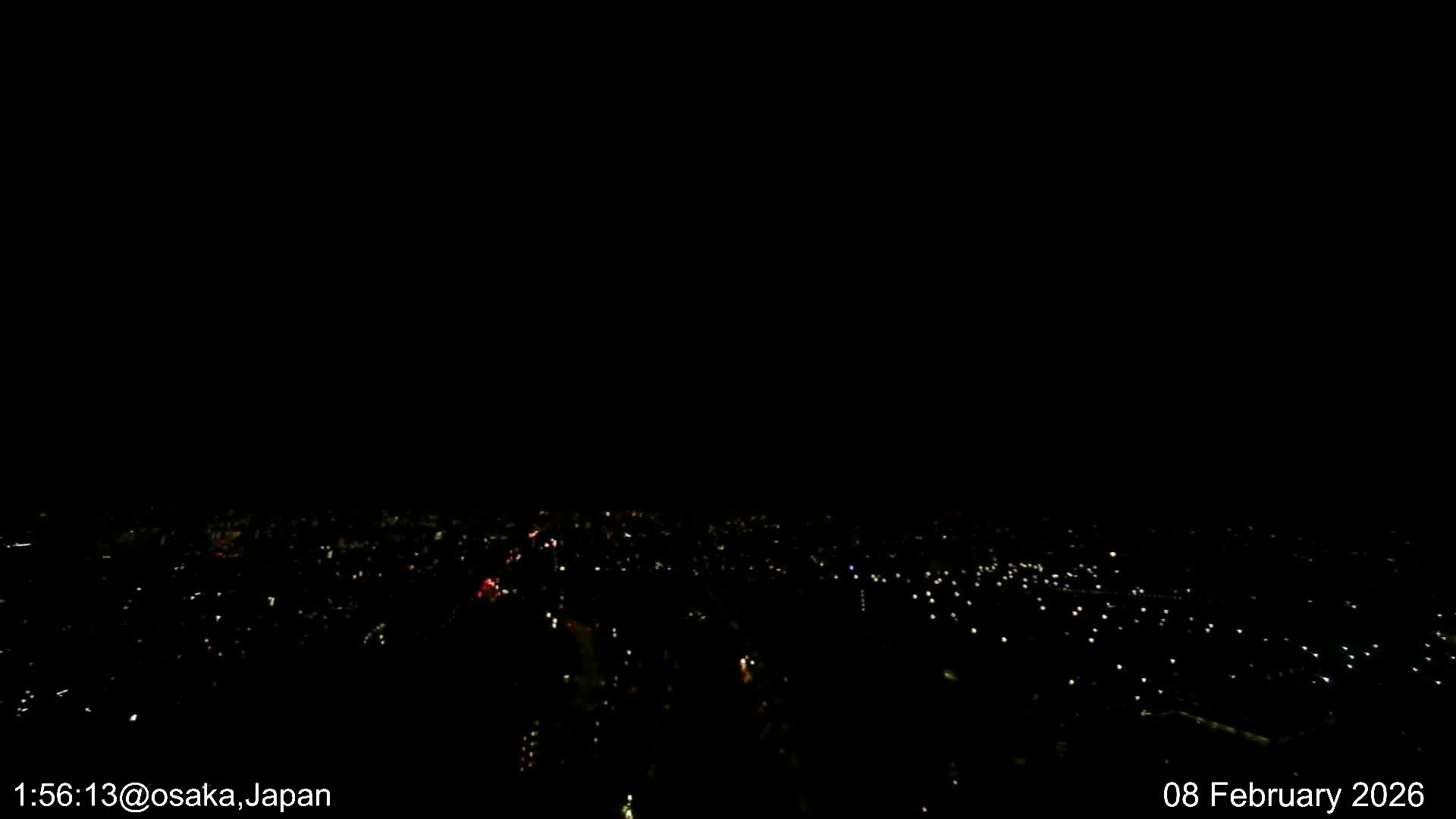 Osaka City Observation Panaromic Wide Angle ( 大阪市街地展望パノラマ広角 ) Live Cam -Ryugecho, Yao, Osaka, Kansai, Honshu, Japan