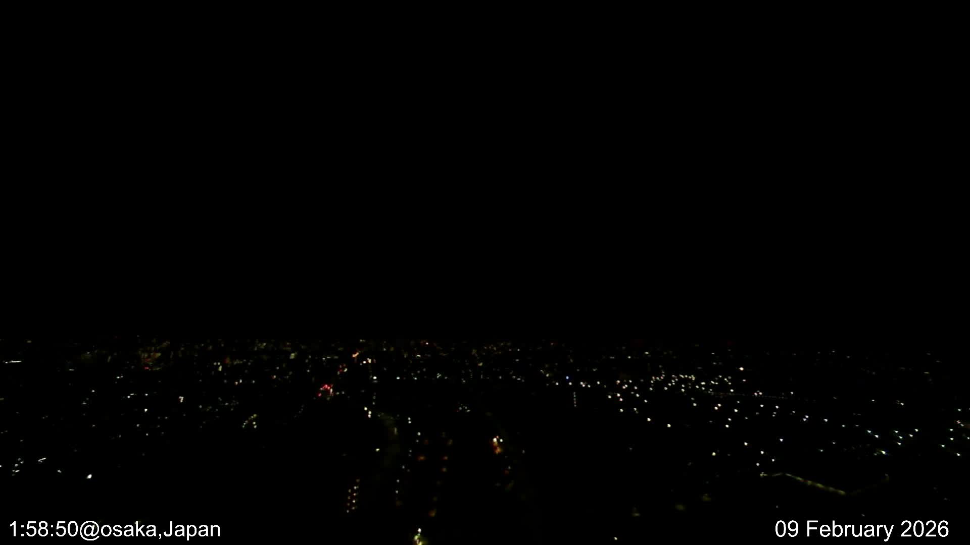 Osaka City Observation Panaromic Wide Angle ( 大阪市街地展望パノラマ広角 ) Live Cam -Ryugecho, Yao, Osaka, Kansai, Honshu, Japan