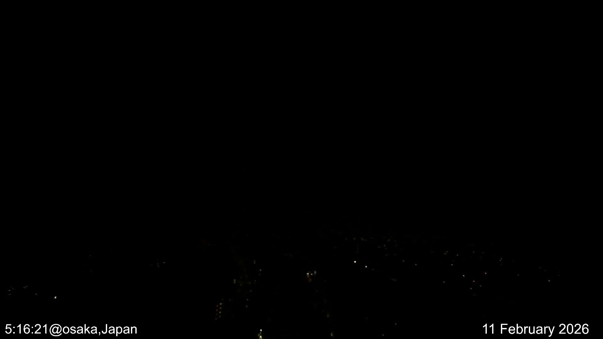 Osaka City Observation Panaromic Wide Angle ( 大阪市街地展望パノラマ広角 ) Live Cam -Ryugecho, Yao, Osaka, Kansai, Honshu, Japan