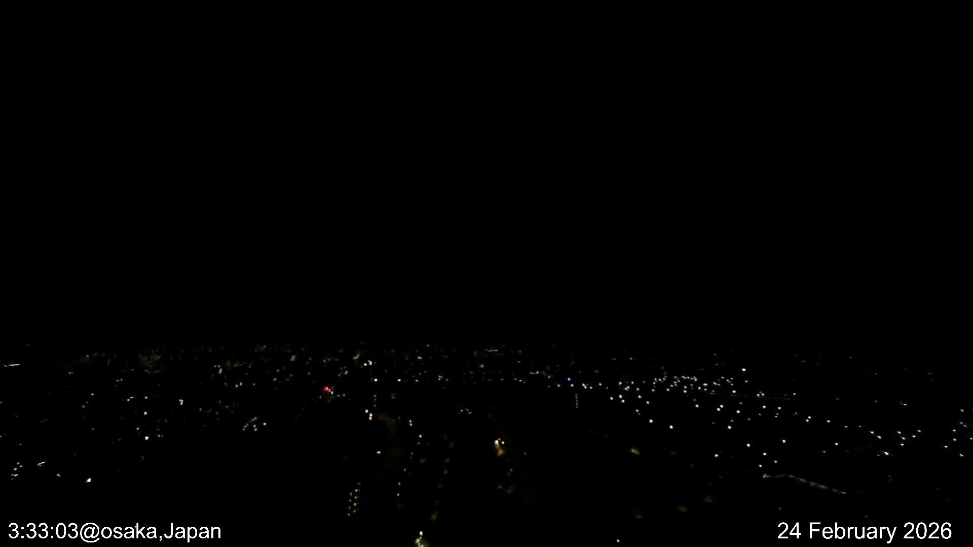 Osaka City Observation Panaromic Wide Angle ( 大阪市街地展望パノラマ広角 ) Live Cam -Ryugecho, Yao, Osaka, Kansai, Honshu, Japan