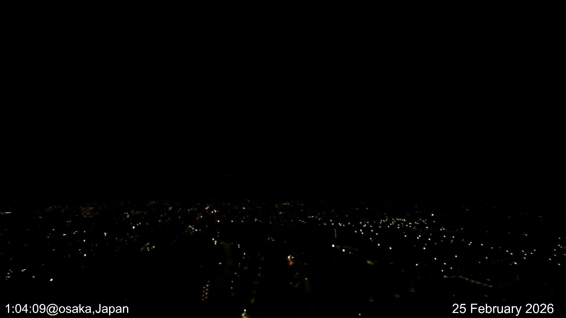 Osaka City Observation Panaromic Wide Angle ( 大阪市街地展望パノラマ広角 ) Live Cam -Ryugecho, Yao, Osaka, Kansai, Honshu, Japan