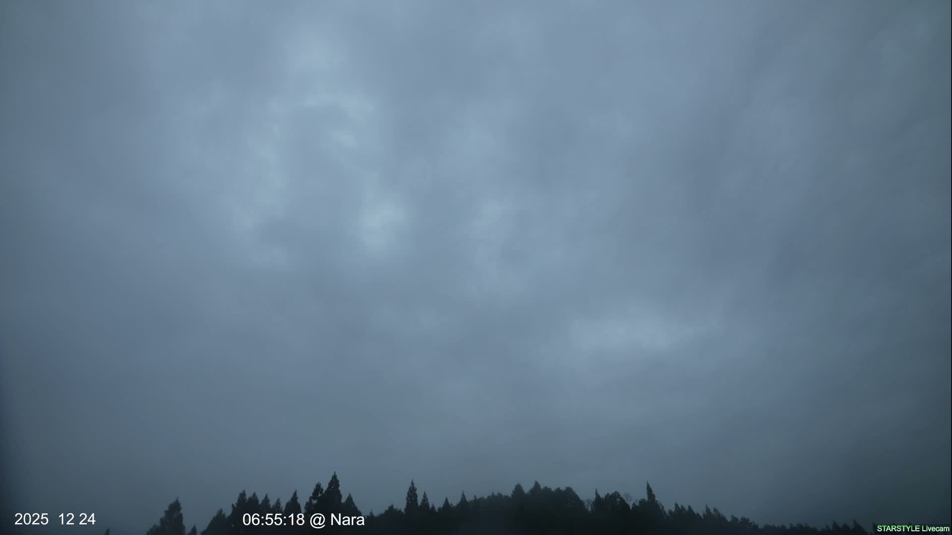 Uda Sky, Star, Meteor Observation toward Southeast ( 宇田の空、星、流星観測（南東方向） ) Live Cam - Muroushimotaguchi, Uda Shi, Nara, Kansai, Honshu, Japan