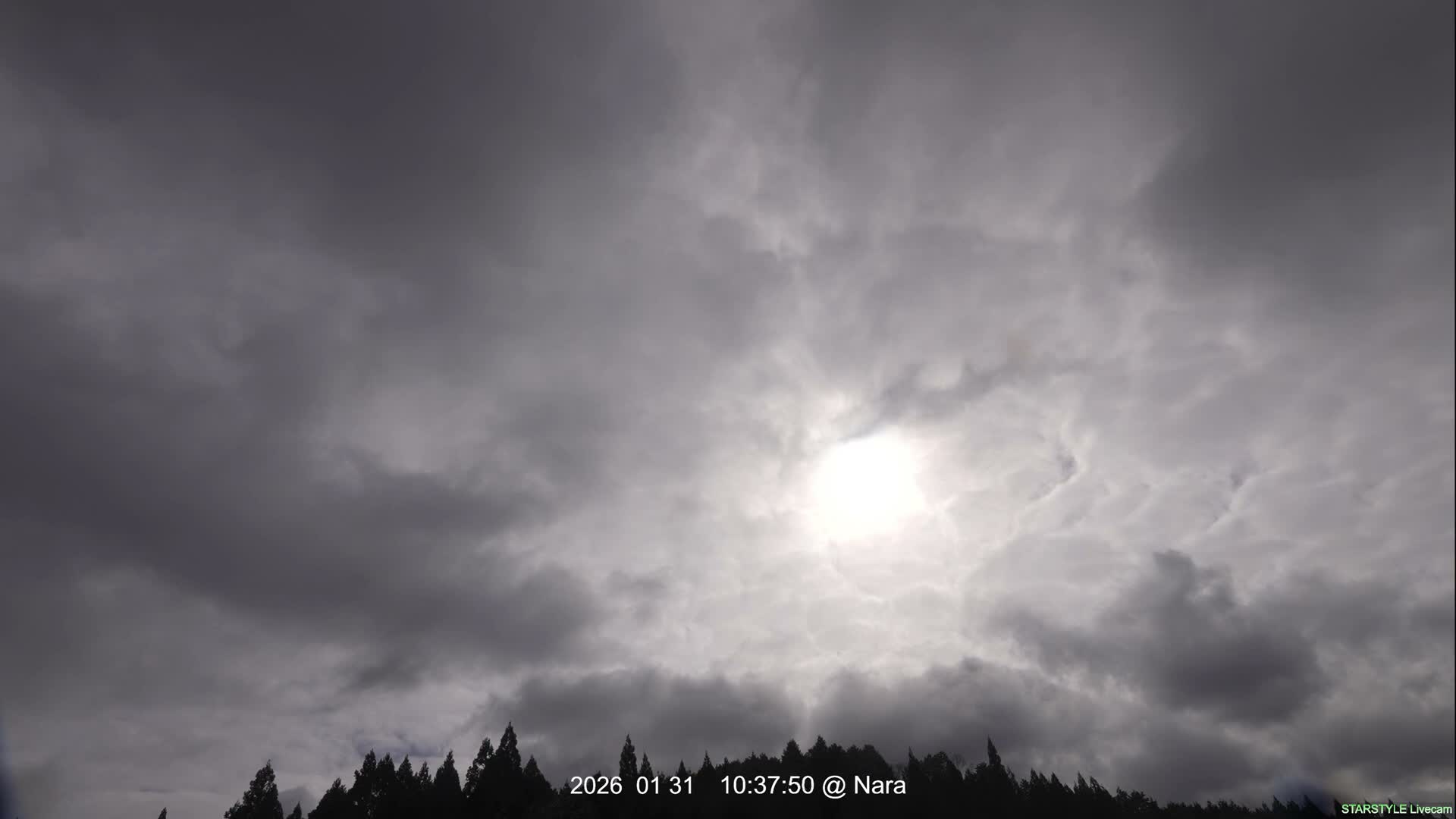 Uda Sky, Star, Meteor Observation toward Southeast ( 宇田の空、星、流星観測（南東方向） ) Live Cam - Muroushimotaguchi, Uda Shi, Nara, Kansai, Honshu, Japan