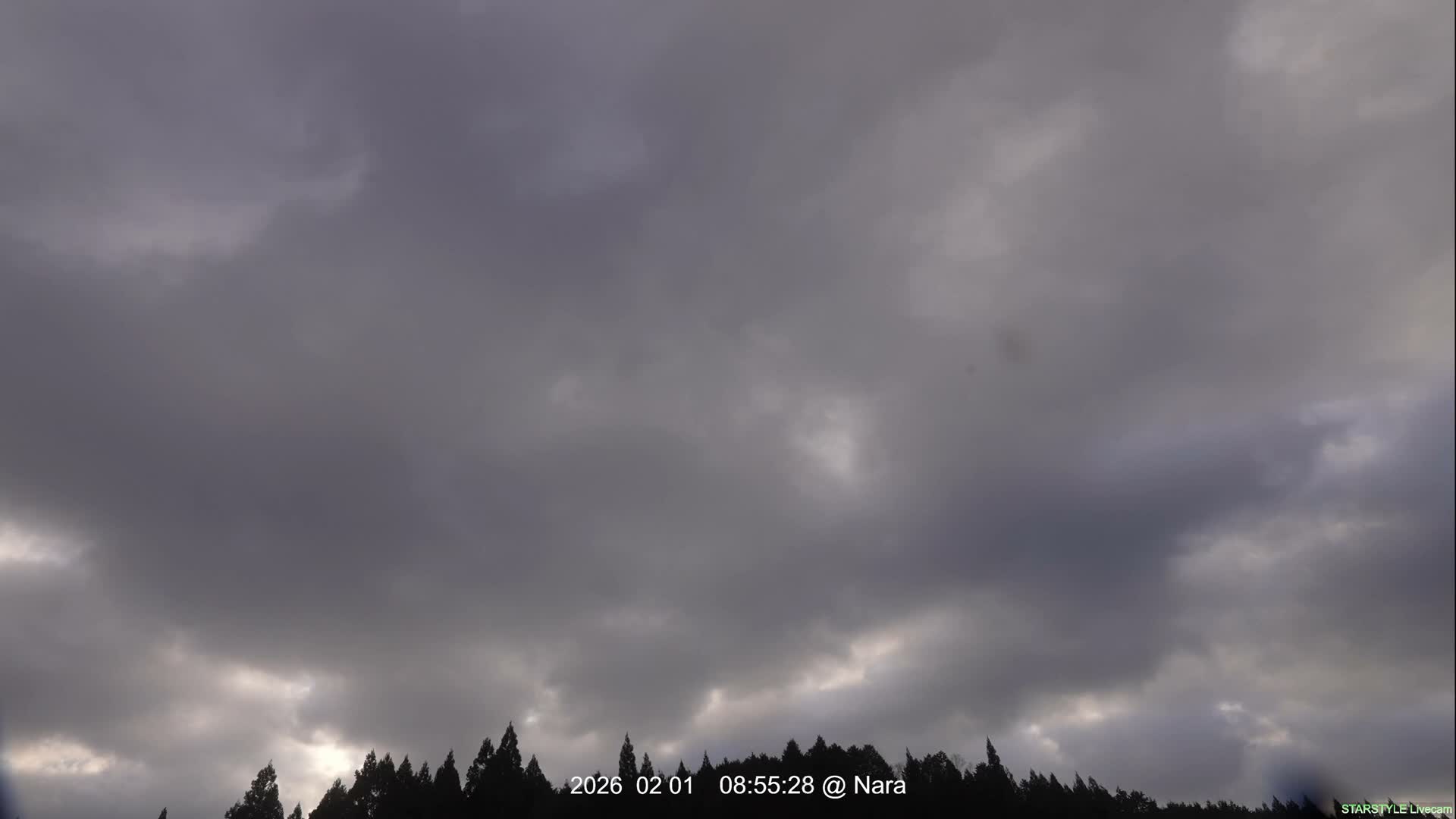 Uda Sky, Star, Meteor Observation toward Southeast ( 宇田の空、星、流星観測（南東方向） ) Live Cam - Muroushimotaguchi, Uda Shi, Nara, Kansai, Honshu, Japan