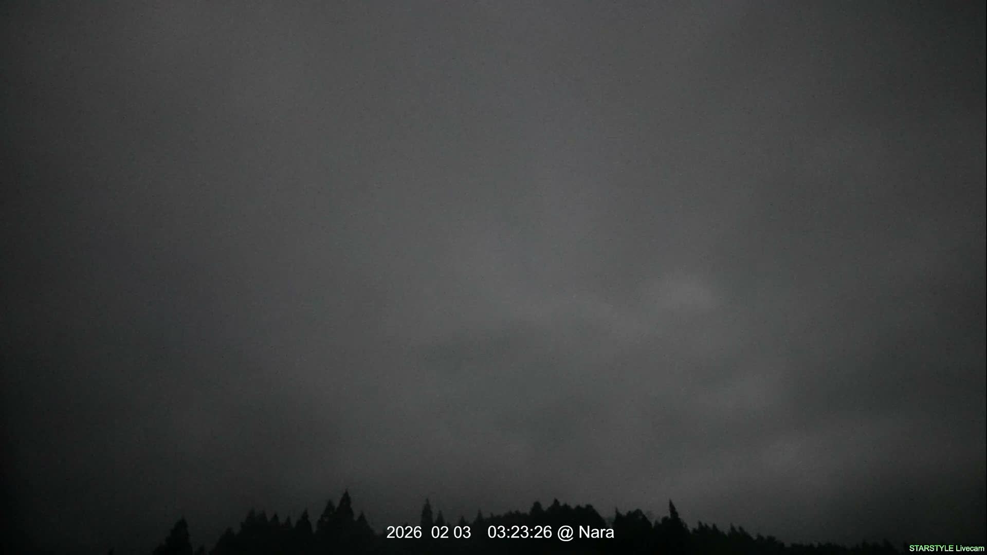 Uda Sky, Star, Meteor Observation toward Southeast ( 宇田の空、星、流星観測（南東方向） ) Live Cam - Muroushimotaguchi, Uda Shi, Nara, Kansai, Honshu, Japan