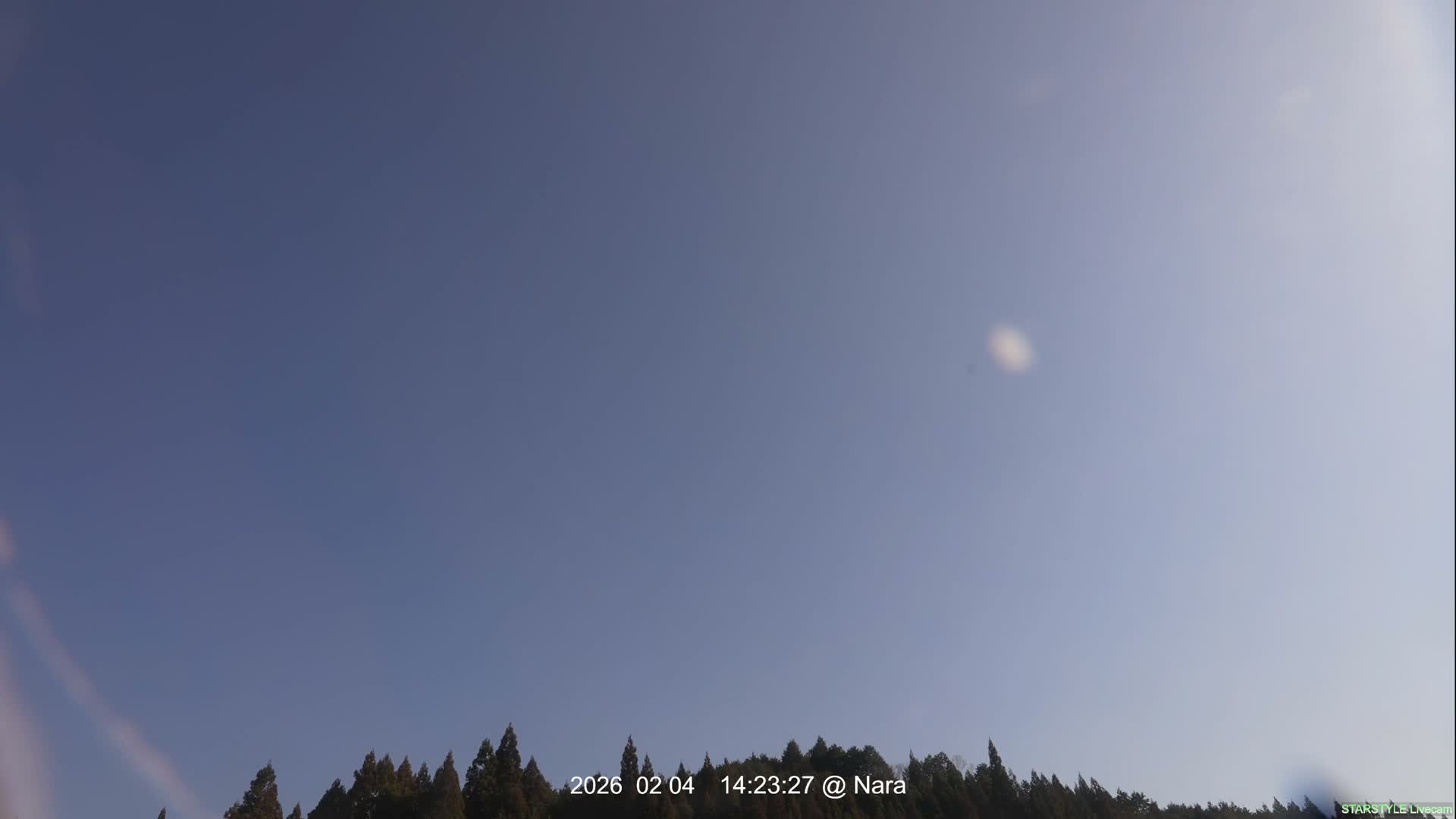 Uda Sky, Star, Meteor Observation toward Southeast ( 宇田の空、星、流星観測（南東方向） ) Live Cam - Muroushimotaguchi, Uda Shi, Nara, Kansai, Honshu, Japan