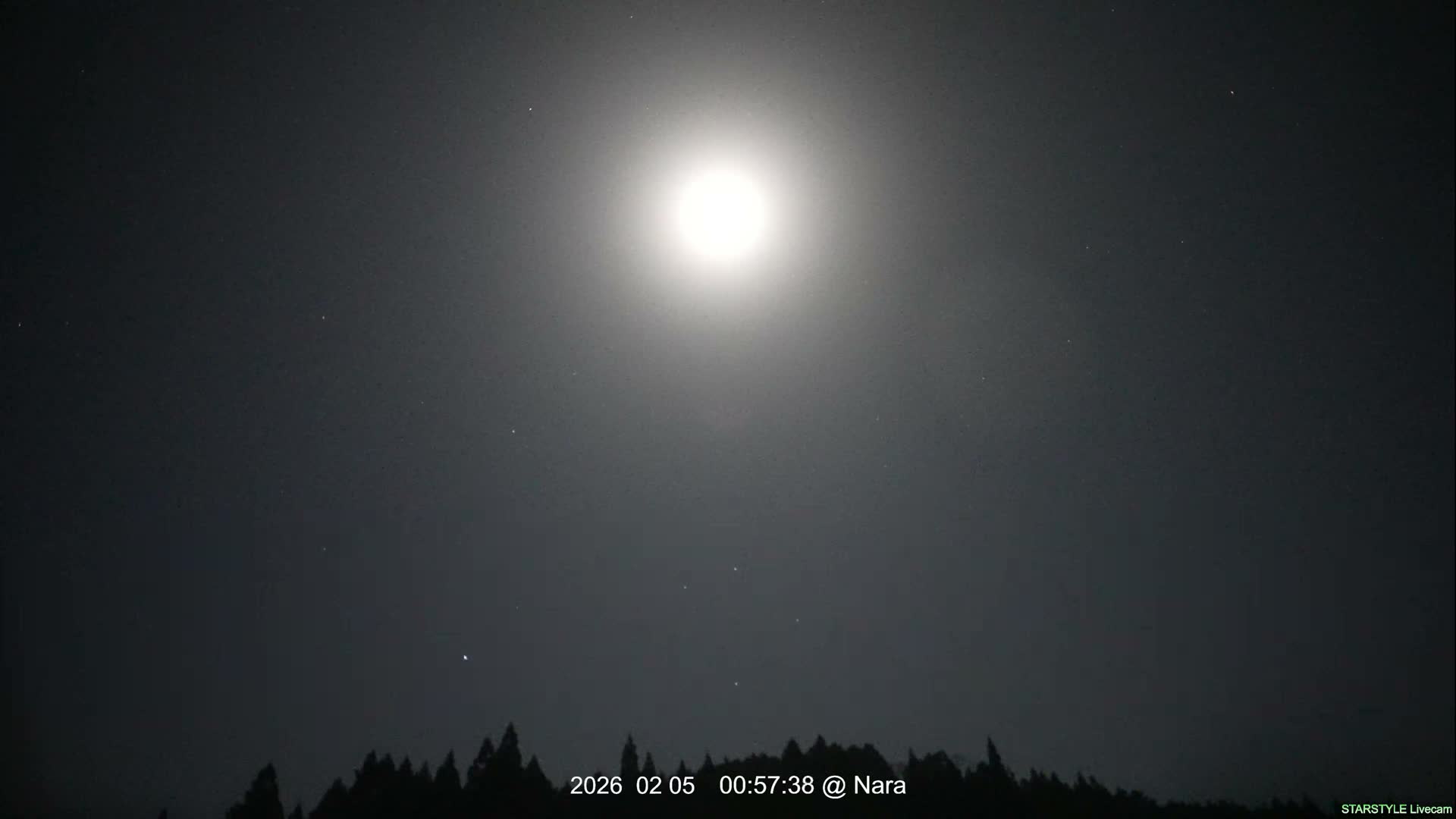 Uda Sky, Star, Meteor Observation toward Southeast ( 宇田の空、星、流星観測（南東方向） ) Live Cam - Muroushimotaguchi, Uda Shi, Nara, Kansai, Honshu, Japan