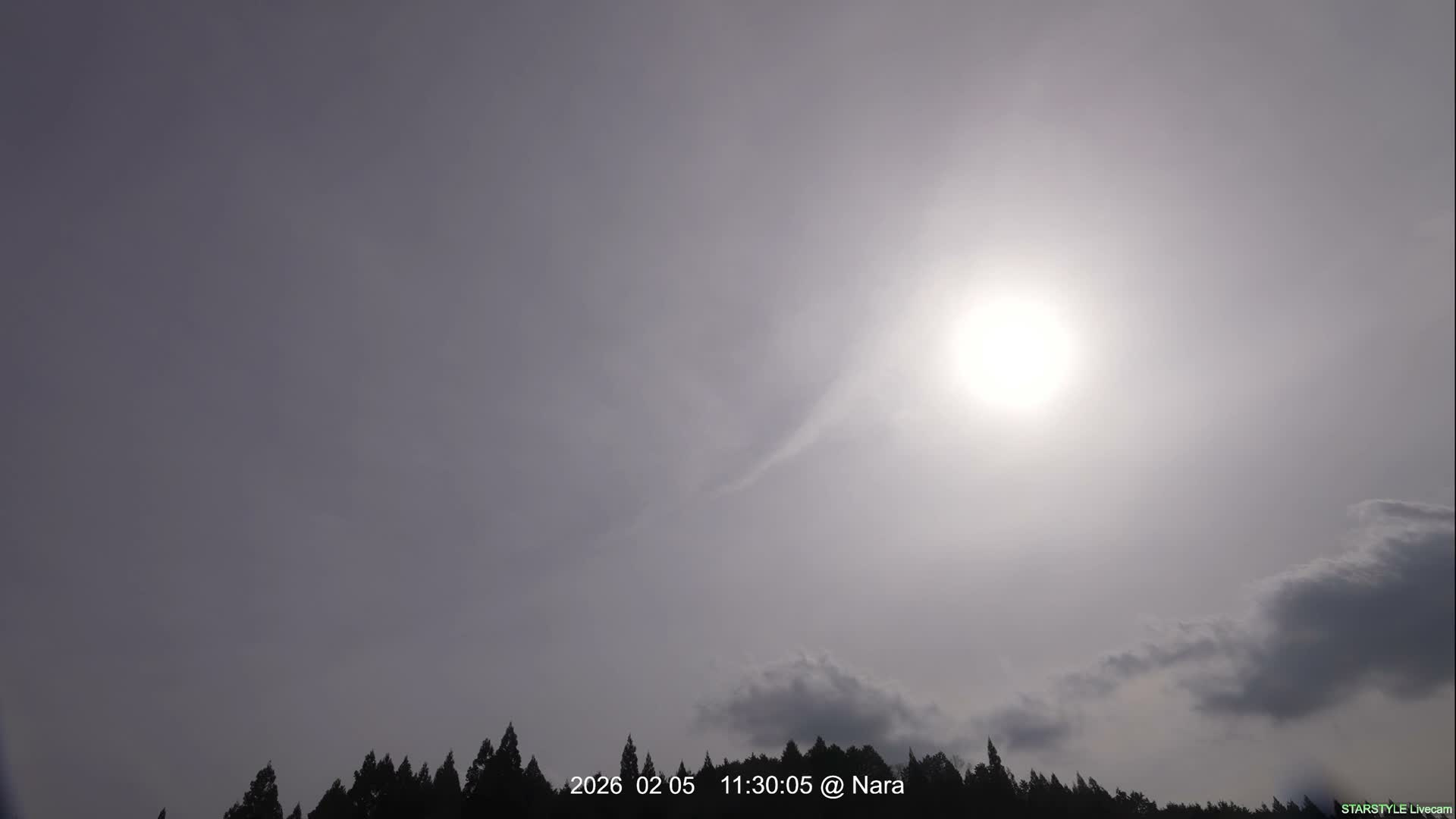Uda Sky, Star, Meteor Observation toward Southeast ( 宇田の空、星、流星観測（南東方向） ) Live Cam - Muroushimotaguchi, Uda Shi, Nara, Kansai, Honshu, Japan