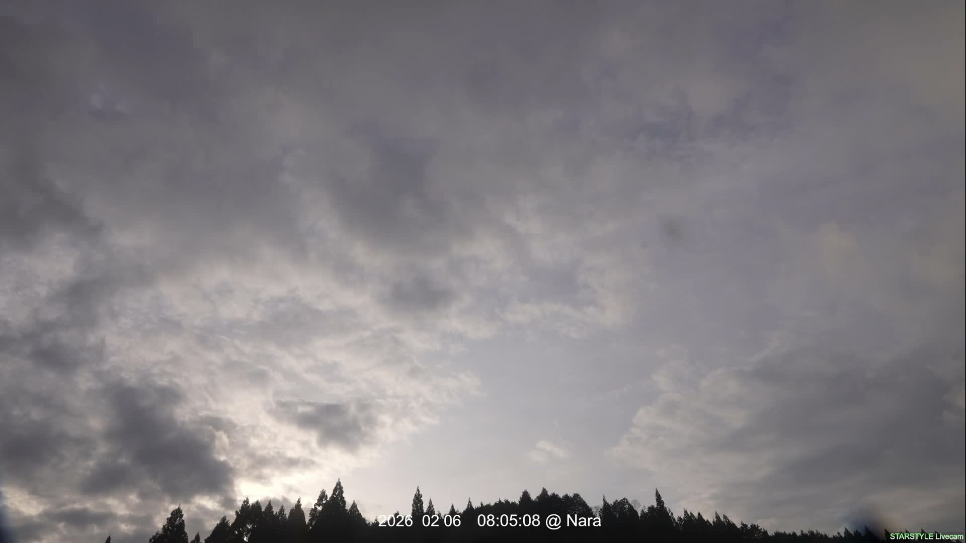 Uda Sky, Star, Meteor Observation toward Southeast ( 宇田の空、星、流星観測（南東方向） ) Live Cam - Muroushimotaguchi, Uda Shi, Nara, Kansai, Honshu, Japan