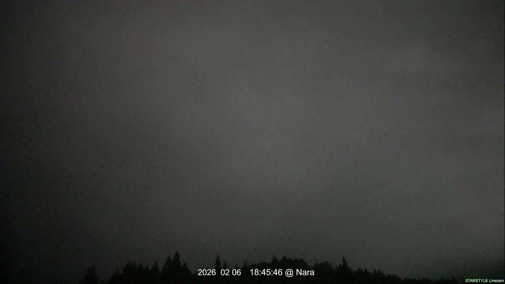 Uda Sky, Star, Meteor Observation toward Southeast ( 宇田の空、星、流星観測（南東方向） ) Live Cam - Muroushimotaguchi, Uda Shi, Nara, Kansai, Honshu, Japan